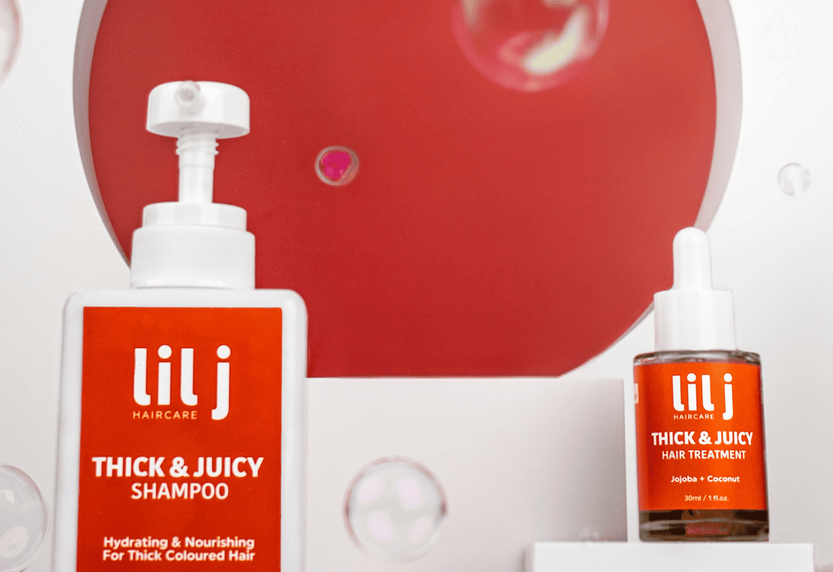 Lil J Thick & Juicy 3-Step System for Thick, Coarse, Colour-Treated Hair